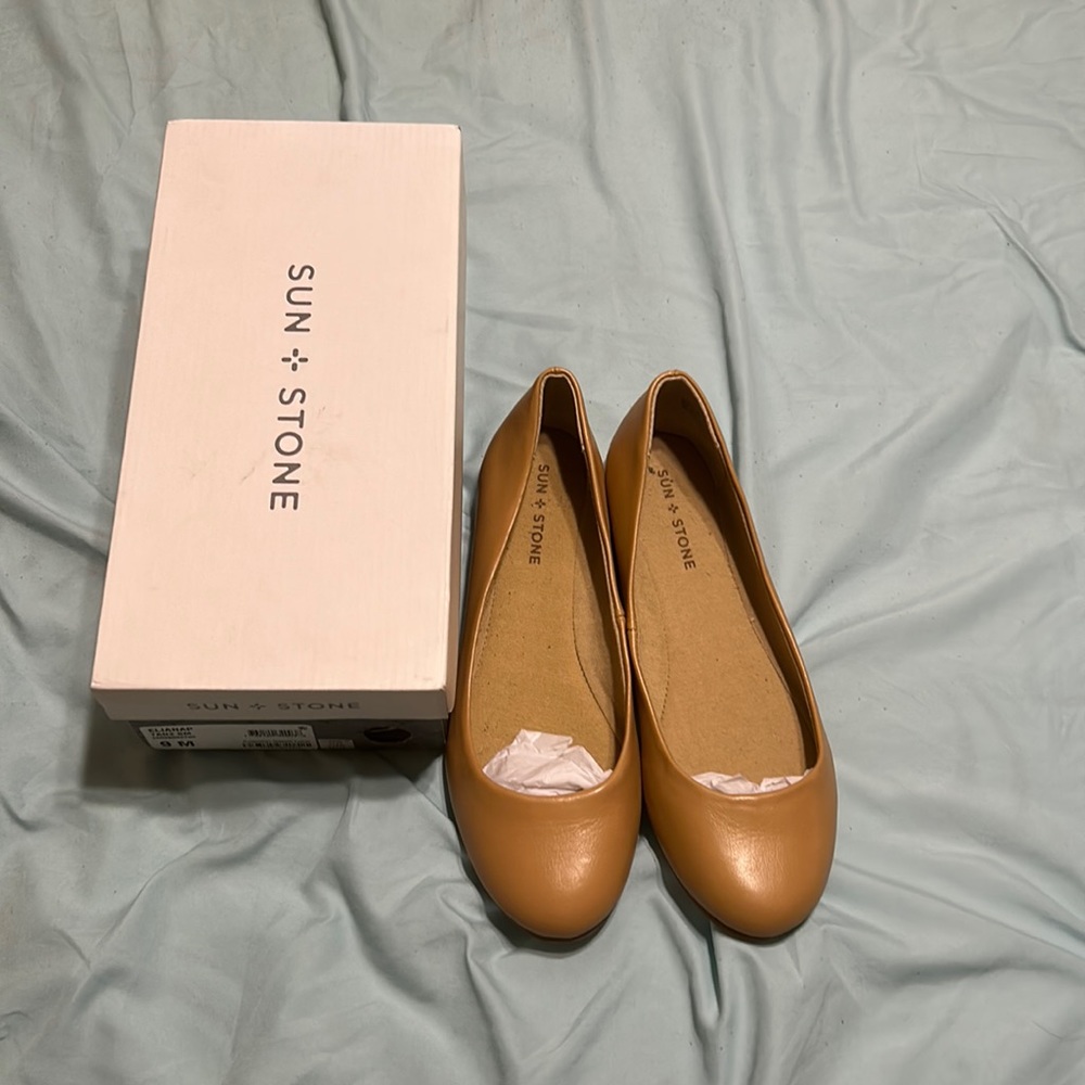 Sun Stone Ballet Flats size 9 Brand New In Box
